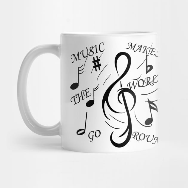 Music makes the world go round by Coppack